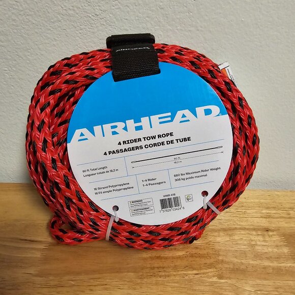 New NWT Airhead 4 Person Tow Rope Water Toy for Kids - Picture 1 of 8
